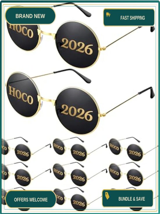 Bulk 48 Pairs 2026 Retro Sunglasses Party Favors Metal Frames